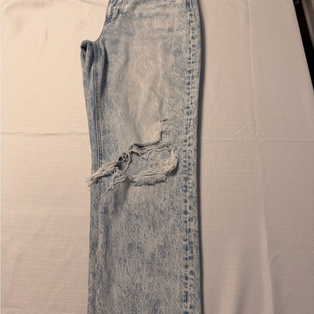 American Eagle Outfitters Light Wash Blue Comfort Stretch Waistband Jeans - Picture 10 of 10